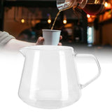Transparent Cup High Borosilicate Glass Coffee Sharing Cup AntiScalding for Drinking Tea(400ml ) - Extra Image