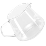 Transparent Cup High Borosilicate Glass Coffee Sharing Cup AntiScalding for Drinking Tea(650ml ) - 45-Degree Angle