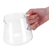 Transparent Cup High Borosilicate Glass Coffee Sharing Cup AntiScalding for Drinking Tea(650ml ) - Extra Image