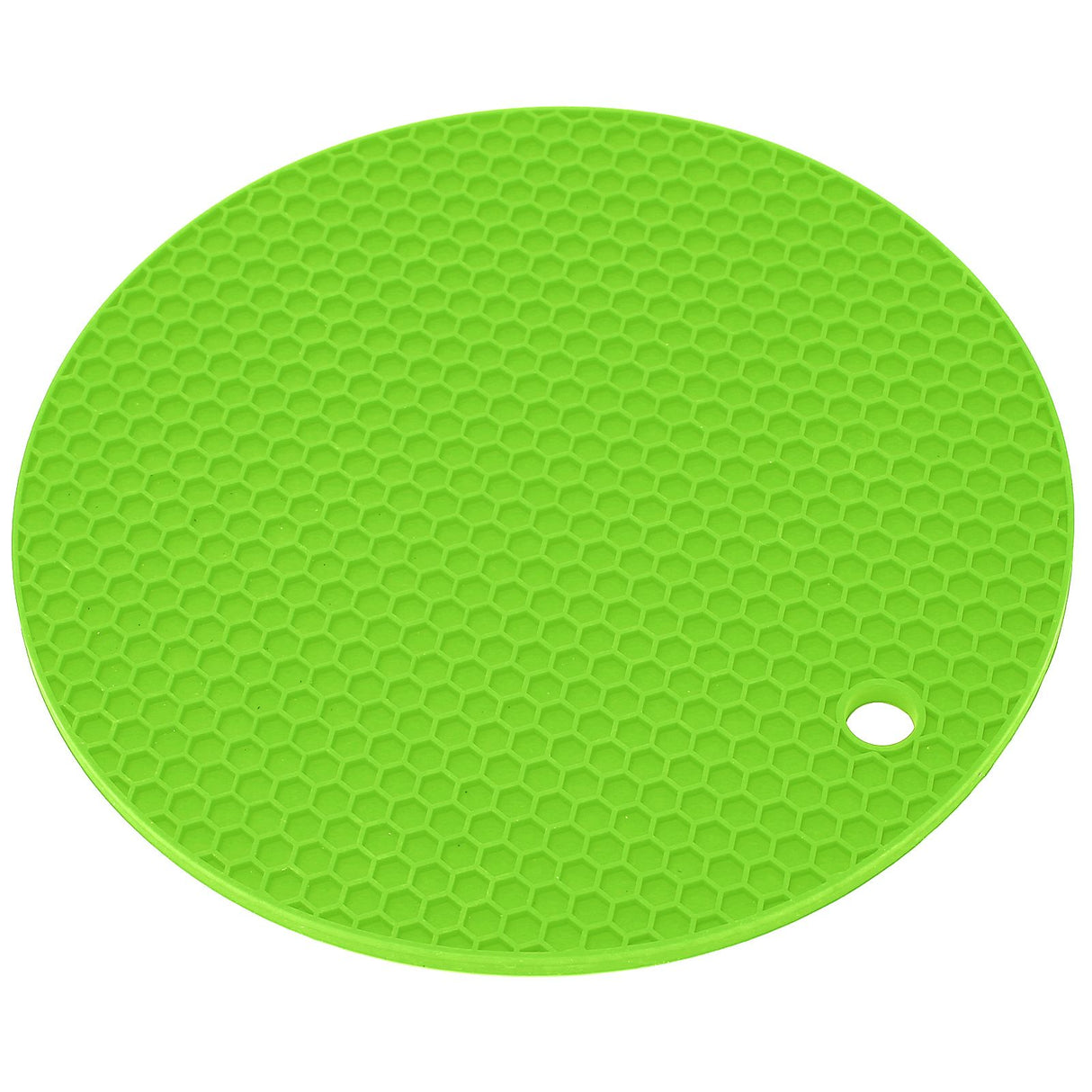 Round Shape Mat Food Grade Thickened Silicone Placemat Insulation Pad Microwave Oven MatGreen