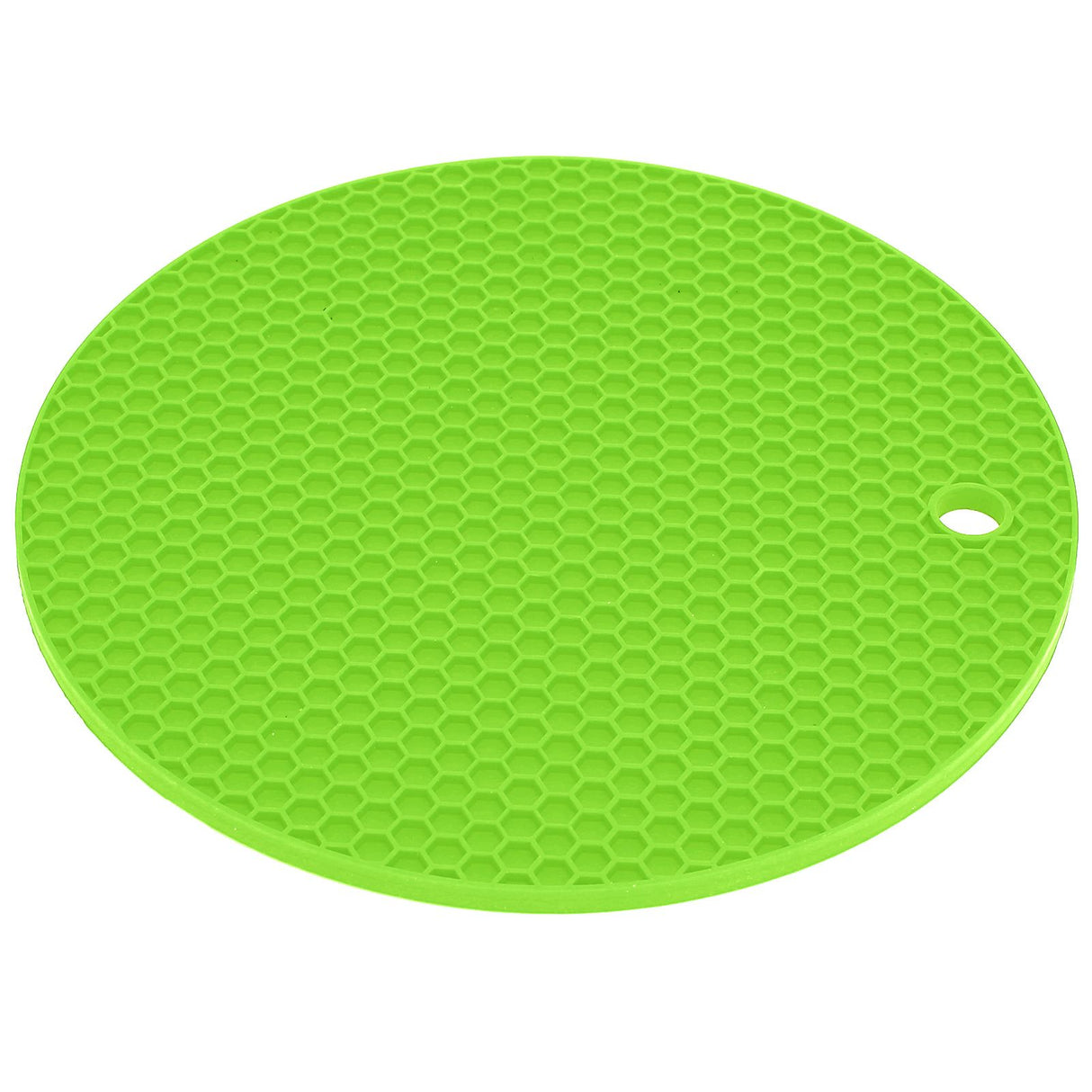 Round Shape Mat Food Grade Thickened Silicone Placemat Insulation Pad Microwave Oven MatGreen