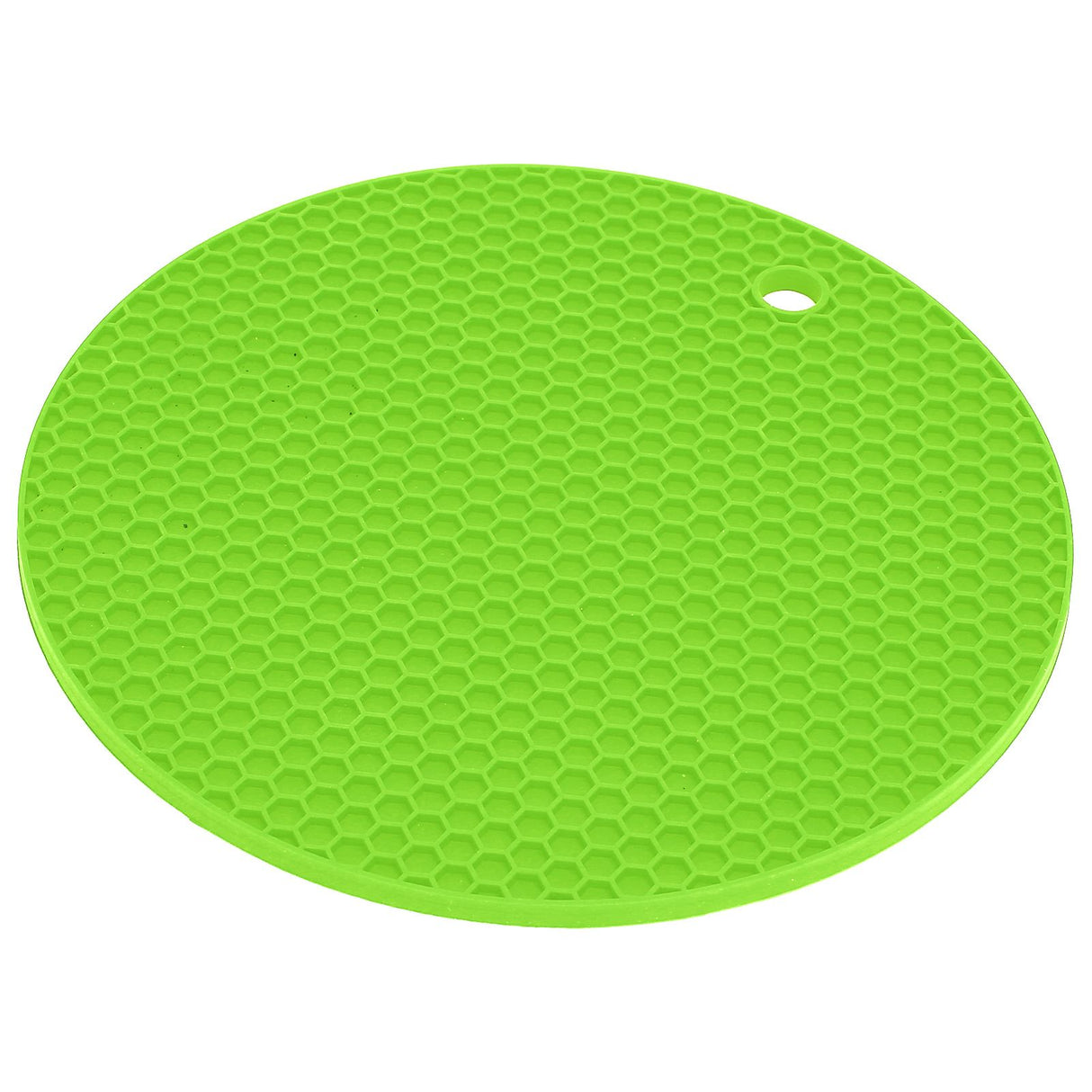 Round Shape Mat Food Grade Thickened Silicone Placemat Insulation Pad Microwave Oven MatGreen