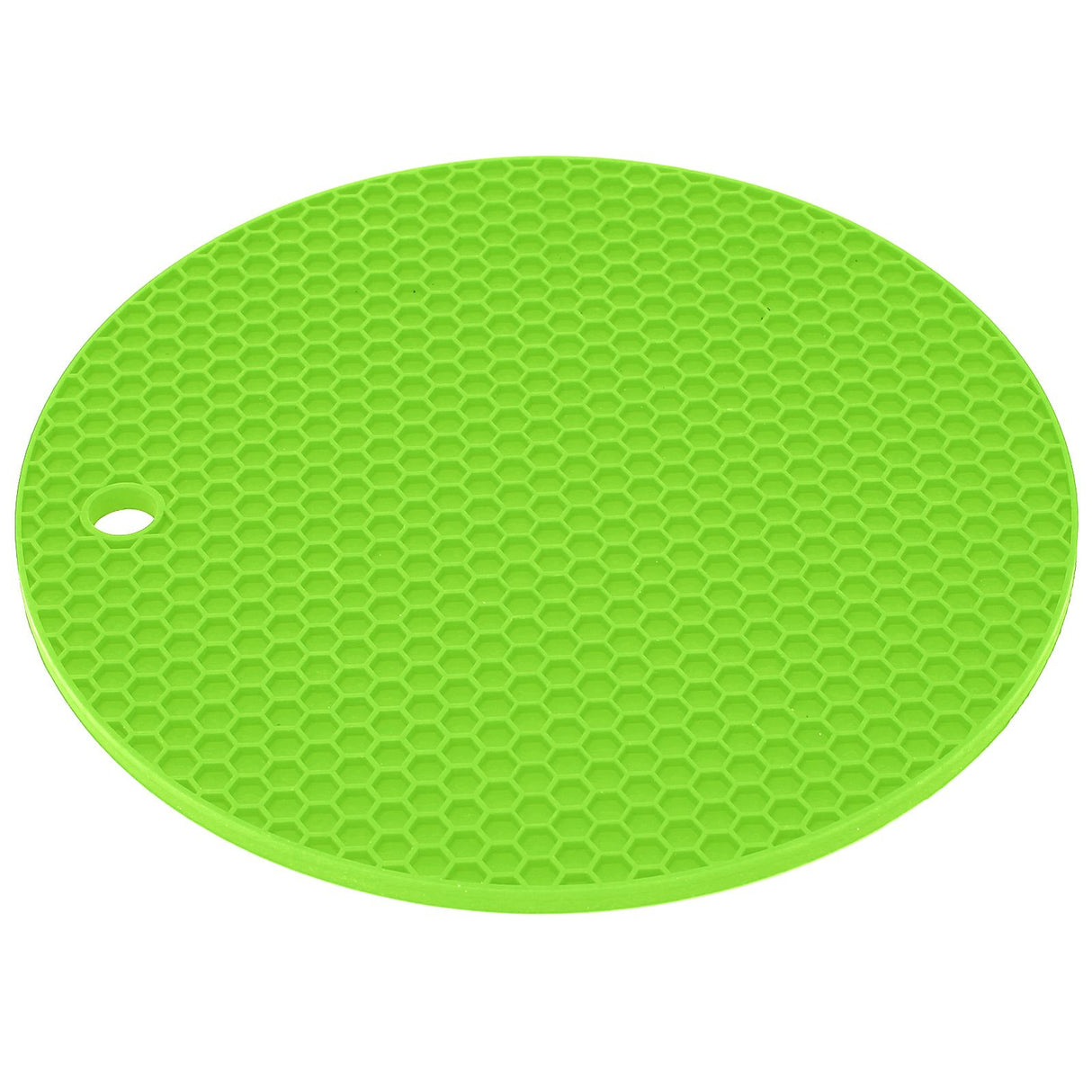 Round Shape Mat Food Grade Thickened Silicone Placemat Insulation Pad Microwave Oven MatGreen