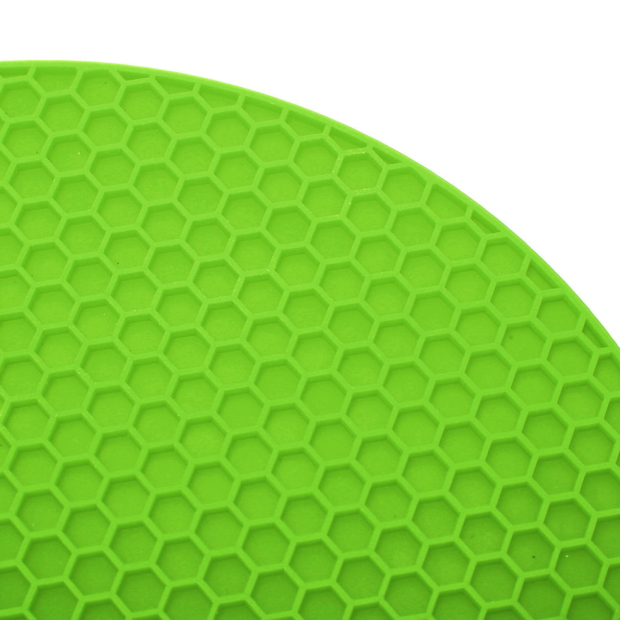 Round Shape Mat Food Grade Thickened Silicone Placemat Insulation Pad Microwave Oven MatGreen