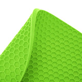 Round Shape Mat Food Grade Thickened Silicone Placemat Insulation Pad Microwave Oven MatGreen