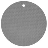 Round Shape Mat Food Grade Thickened Silicone Placemat Insulation Pad Microwave Oven MatGray