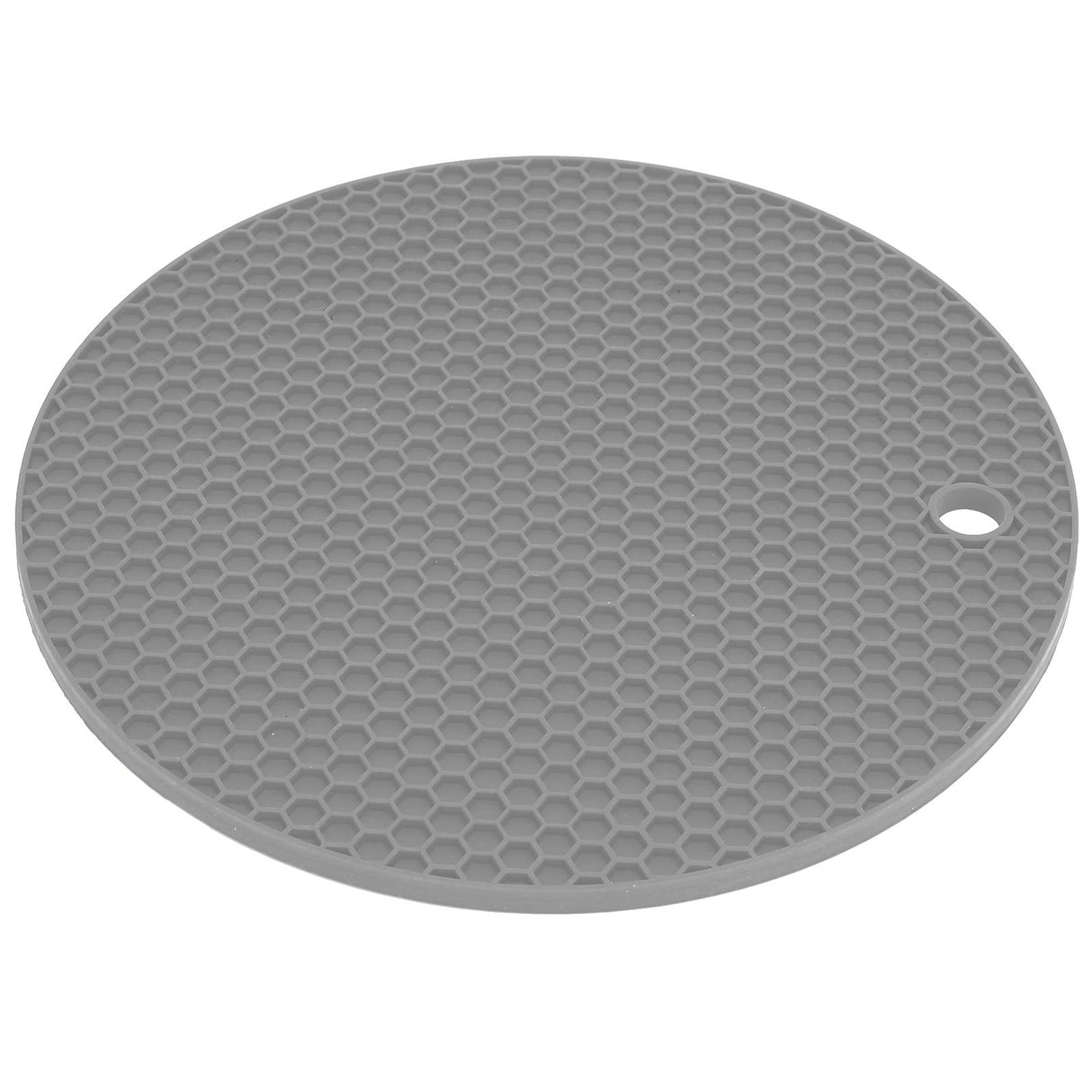 Round Shape Mat Food Grade Thickened Silicone Placemat Insulation Pad Microwave Oven MatGray
