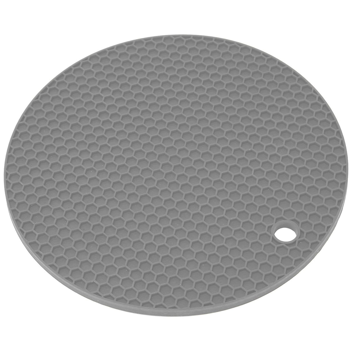 Round Shape Mat Food Grade Thickened Silicone Placemat Insulation Pad Microwave Oven MatGray