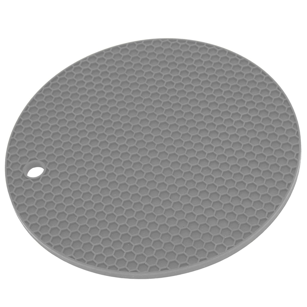 Round Shape Mat Food Grade Thickened Silicone Placemat Insulation Pad Microwave Oven MatGray