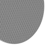 Round Shape Mat Food Grade Thickened Silicone Placemat Insulation Pad Microwave Oven MatGray - Extra Image