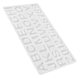 English Letters Number Pattern Silicone Mould DIY Chocolate Pudding Mold Baking Tool - Side View