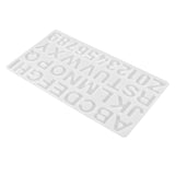 English Letters Number Pattern Silicone Mould DIY Chocolate Pudding Mold Baking Tool