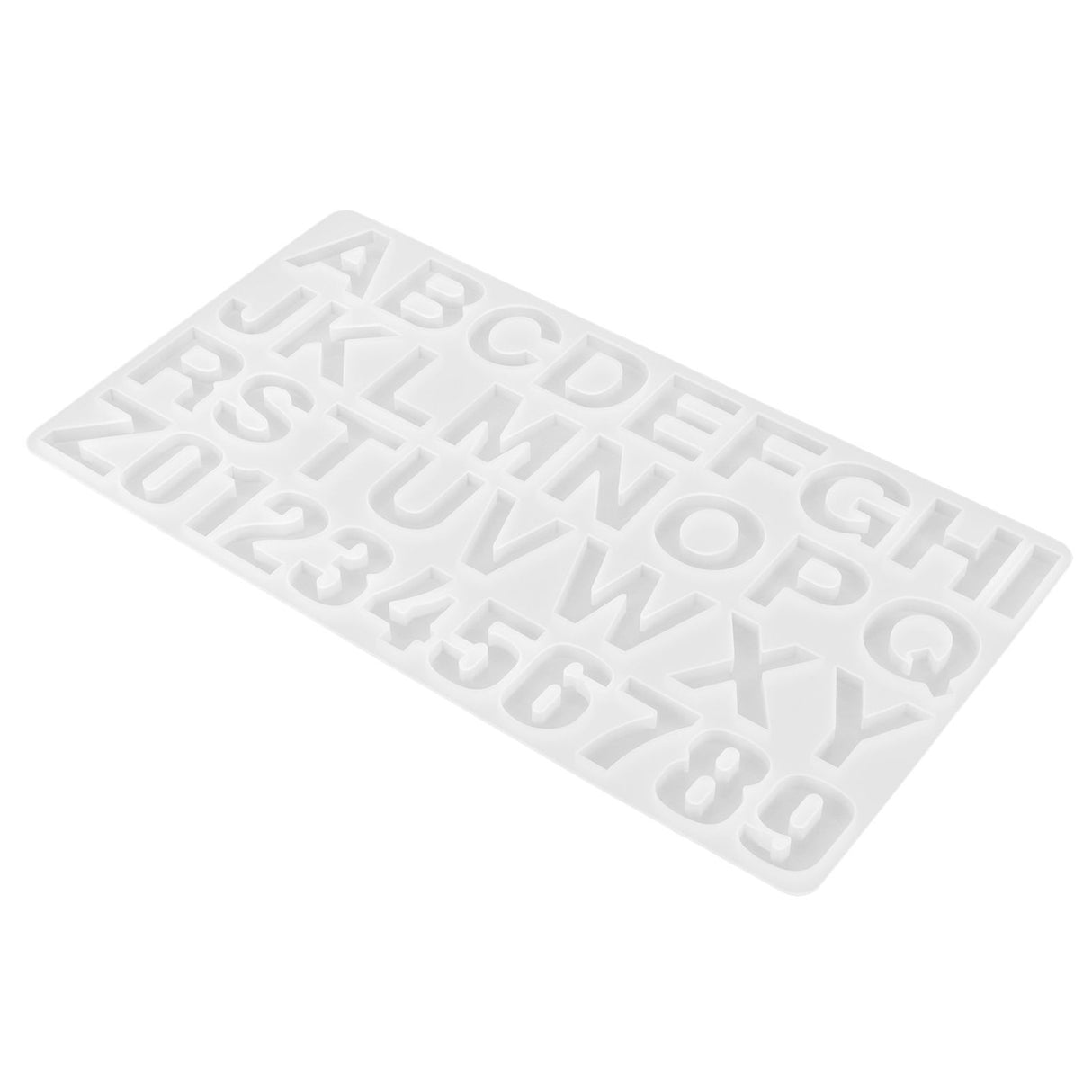 English Letters Number Pattern Silicone Mould DIY Chocolate Pudding Mold Baking Tool