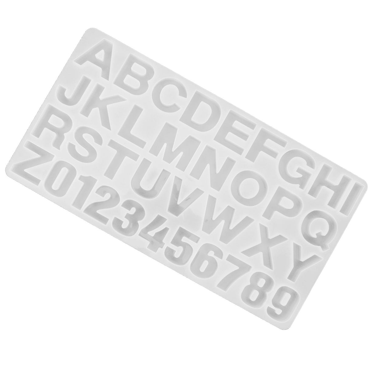 English Letters Number Pattern Silicone Mould DIY Chocolate Pudding Mold Baking Tool