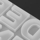English Letters Number Pattern Silicone Mould DIY Chocolate Pudding Mold Baking Tool