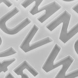 English Letters Number Pattern Silicone Mould DIY Chocolate Pudding Mold Baking Tool