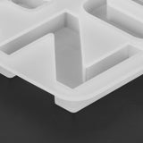 English Letters Number Pattern Silicone Mould DIY Chocolate Pudding Mold Baking Tool