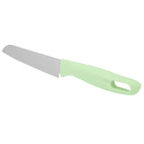 Kitchen Knife Portable Stainless Steel Fruit Melon Cutter with Sleeve for Home UseGreen