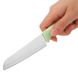 Kitchen Knife Portable Stainless Steel Fruit Melon Cutter with Sleeve for Home UseGreen - Extra Image