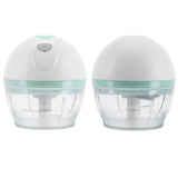 Electric Mini Garlic Chopper Masher Meat Grinder Food Processor Kitchen Gadgets USB Charging - Front View