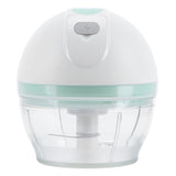 Electric Mini Garlic Chopper Masher Meat Grinder Food Processor Kitchen Gadgets USB Charging - Rear View