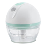 Electric Mini Garlic Chopper Masher Meat Grinder Food Processor Kitchen Gadgets USB Charging - Close-Up Angle
