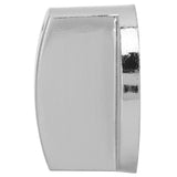 8mm Stove Knob Zinc Alloy Universal Kitchen Oven Cooker Control Dial Knob Adapter Silver - 45-Degree Angle