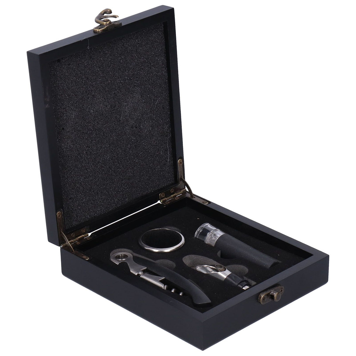 Stainless Steel Wine Bottle Opener Vacuum Stopper Wine Pourer Bottle Opener Set for Kitchen