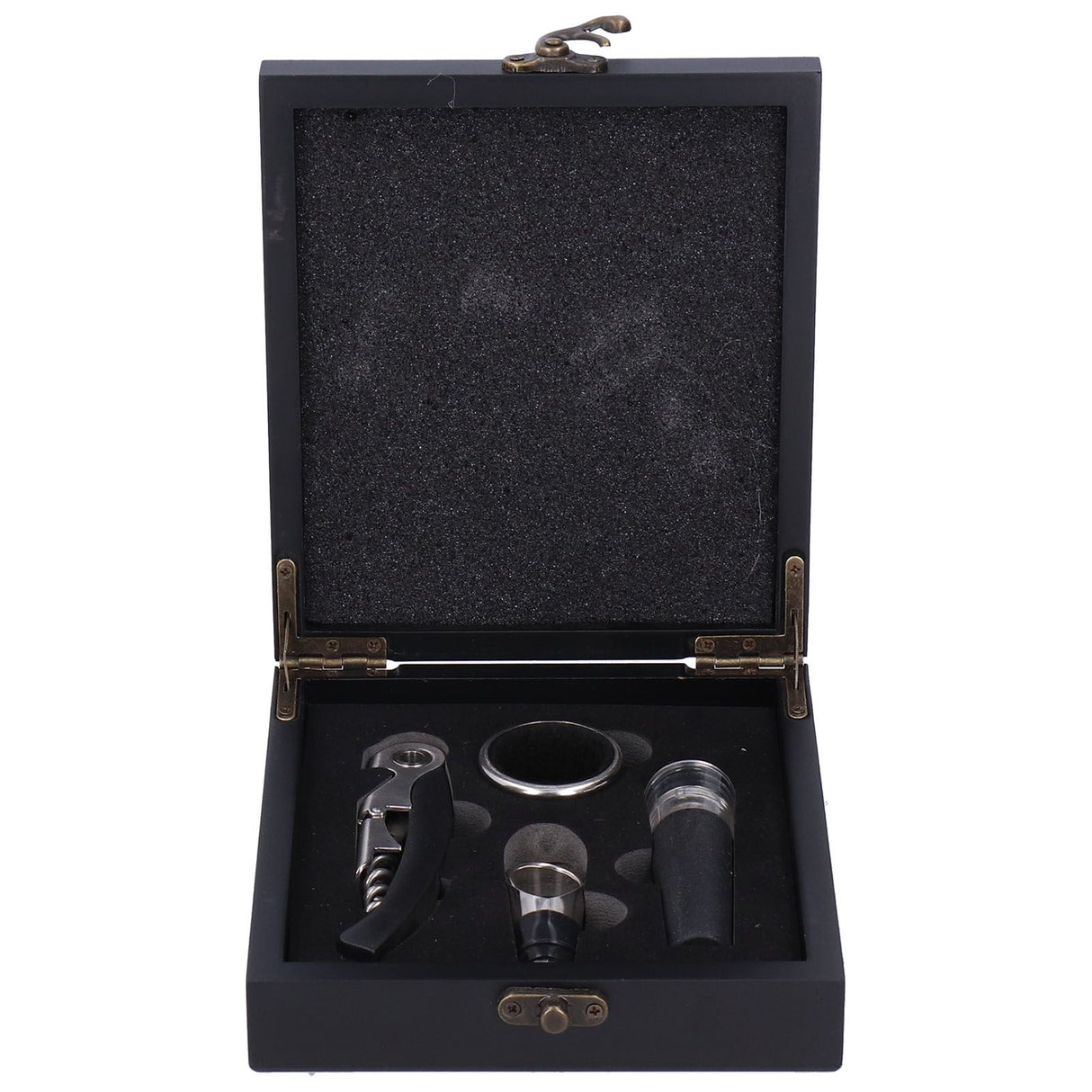 Stainless Steel Wine Bottle Opener Vacuum Stopper Wine Pourer Bottle Opener Set for Kitchen