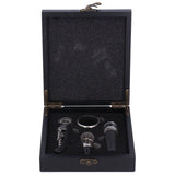 Stainless Steel Wine Bottle Opener Vacuum Stopper Wine Pourer Bottle Opener Set for Kitchen