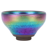 Ceramic Teacup Tea Bowl Jianzhan Cup Teaware Tea Accessory Gift for Home Decoration - Side View