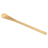 Stainless Steel Mixing Spoon Short Handle Dessert Coffee Spoon Mixing Stick for Kitchen HomeGolden - Side View