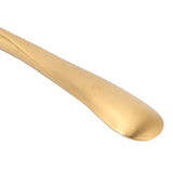 Stainless Steel Mixing Spoon Short Handle Dessert Coffee Spoon Mixing Stick for Kitchen HomeGolden - Extra Image