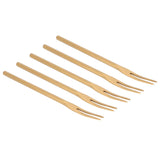 5Pcs Fruit Fork Stainless Steel Originality Cute Dessert Cake Small Fork for Home Bar Office