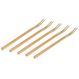 5Pcs Fruit Fork Stainless Steel Originality Cute Dessert Cake Small Fork for Home Bar Office