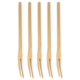 5Pcs Fruit Fork Stainless Steel Originality Cute Dessert Cake Small Fork for Home Bar Office
