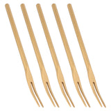 5Pcs Fruit Fork Stainless Steel Originality Cute Dessert Cake Small Fork for Home Bar Office - Extra Image