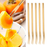 5Pcs Fruit Fork Stainless Steel Originality Cute Dessert Cake Small Fork for Home Bar Office