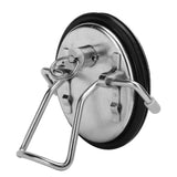 Keg Lid Replacement Stainless Steel Carbonation Soda Beer Keg Lid Home Brew Parts - Top-Down View