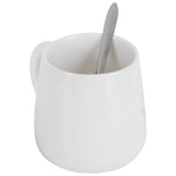 Animal Mug Spoon Water Cup with Lid Cute Ceramic Mug Coffee Cup Drinking AccessoriesType 3 - Low Angle
