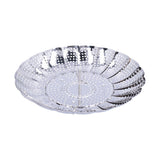 Steam Basket Multifunction Stainless Steel Folding Steam Rack Cookware Kitchen AccessoryS - Close-Up Angle