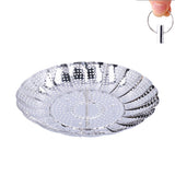 Steam Basket Multifunction Stainless Steel Folding Steam Rack Cookware Kitchen AccessoryS
