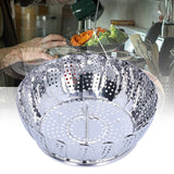 Steam Basket Multifunction Stainless Steel Folding Steam Rack Cookware Kitchen AccessoryS - Extra Image