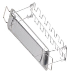 Chicken Leg Grill Rack with Drip Pan Stainless Steel Roaster Stand Barbecue Accessory