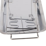 Chicken Leg Grill Rack with Drip Pan Stainless Steel Roaster Stand Barbecue Accessory