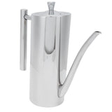 Stainless Steel Oil Pot Kitchen Household Oil Control Kettle for Sauce Vinegar Milk TeaL(700ml) - Rear View