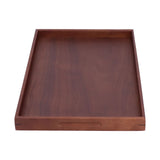 Walnut Tray Rectangular Tea Set Tea Cup Storage Plate Fruit Plate for Home Office Tea Food Fruit