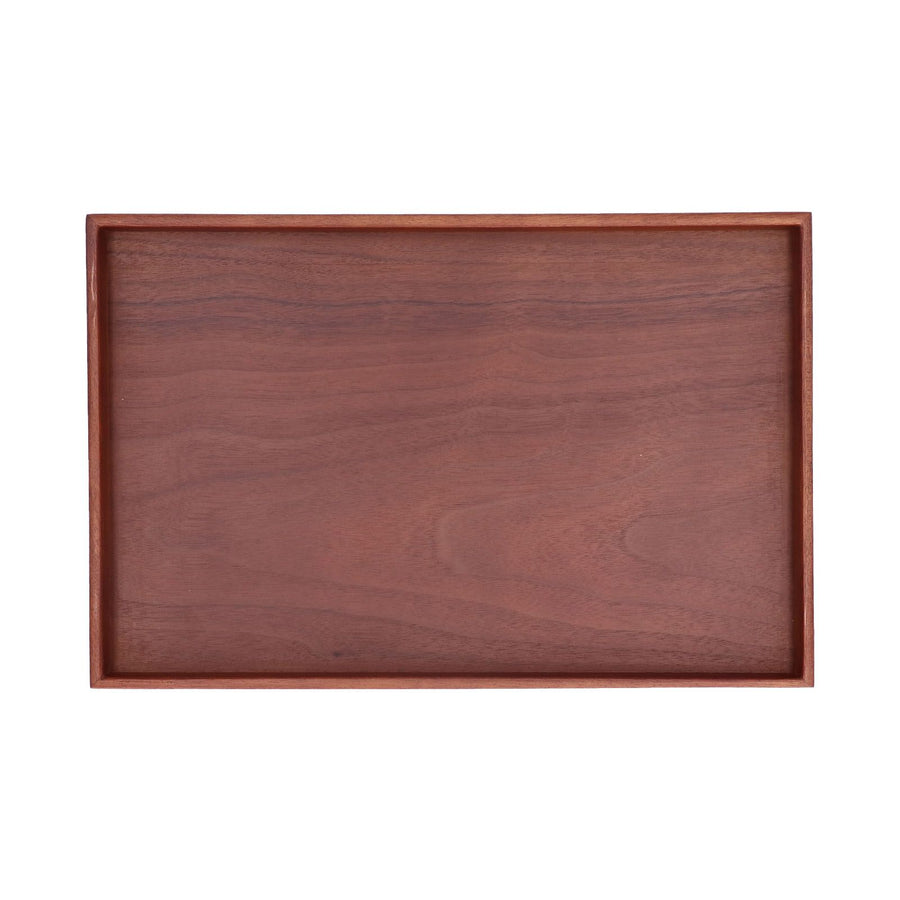 Walnut Tray Rectangular Tea Set Tea Cup Storage Plate Fruit Plate for Home Office Tea Food Fruit