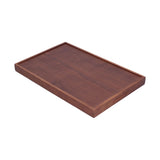 Walnut Tray Rectangular Tea Set Tea Cup Storage Plate Fruit Plate for Home Office Tea Food Fruit - Extra Image