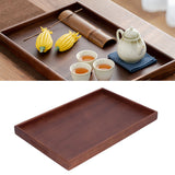 Walnut Tray Rectangular Tea Set Tea Cup Storage Plate Fruit Plate for Home Office Tea Food Fruit - Extra Image